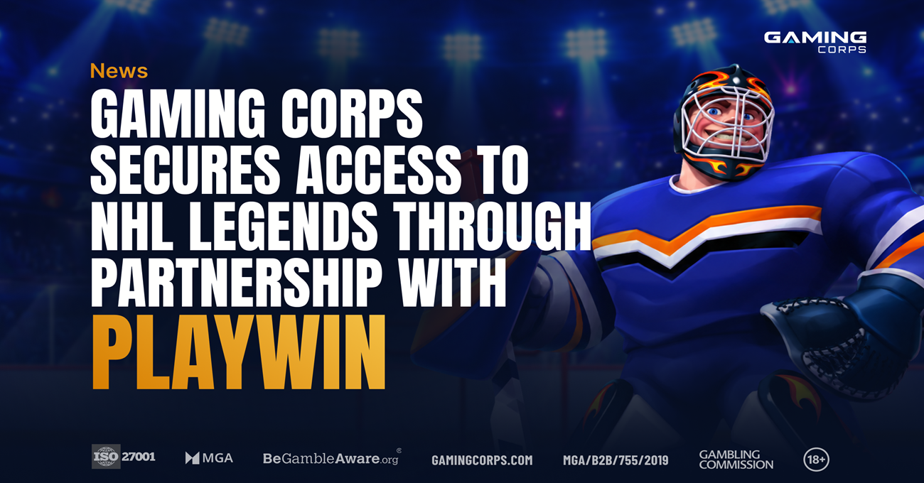 Gaming Corps partners with PlayWin to bring NHL legends to gaming