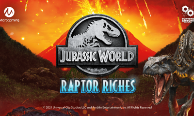 microgaming-runs-with-dinosaurs-once-again-in-jurassic-world:-raptor-riches
