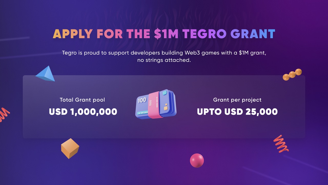 web3-games-marketplace-tegro-reveals-$1-million-grant-for-game-developers