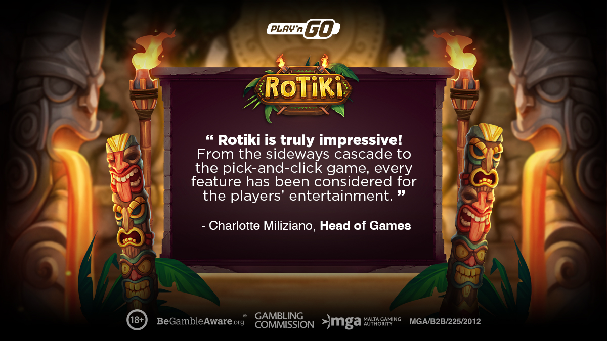 rotiki-joins-play’n-go’s-portfolio-as-the-latest-tiki-inspired-title-in-their-roster