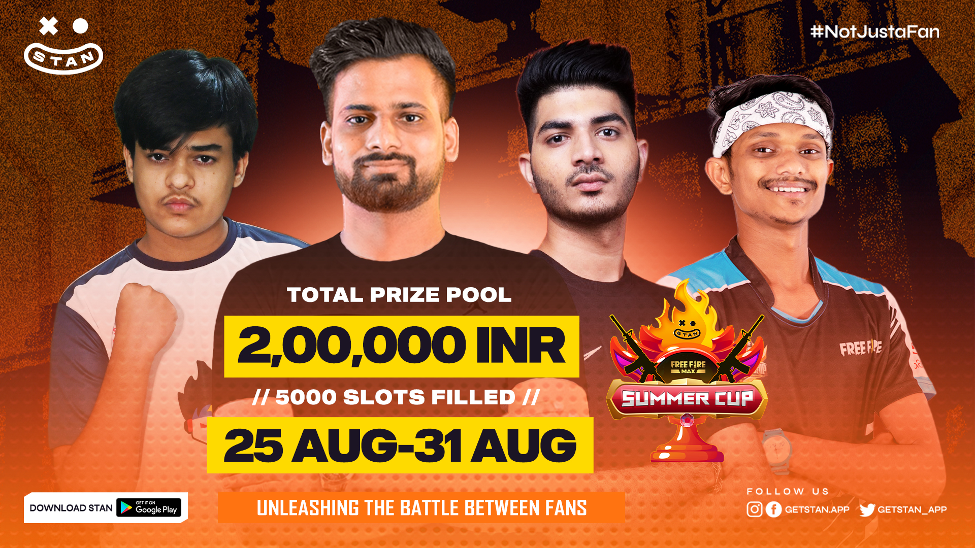 stan-free-fire-summer-cup-–-featuring-prize-pool-of-inr-2-lakhs-–-enters-post-qualifiers-stage,-to-see-qualified-underdog-teams-battle-against-the-top-teams-from-india