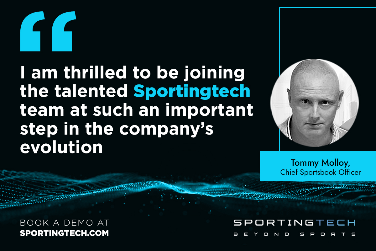 sportingtech-appoints-tommy-molloy-as-chief-sportsbook-officer