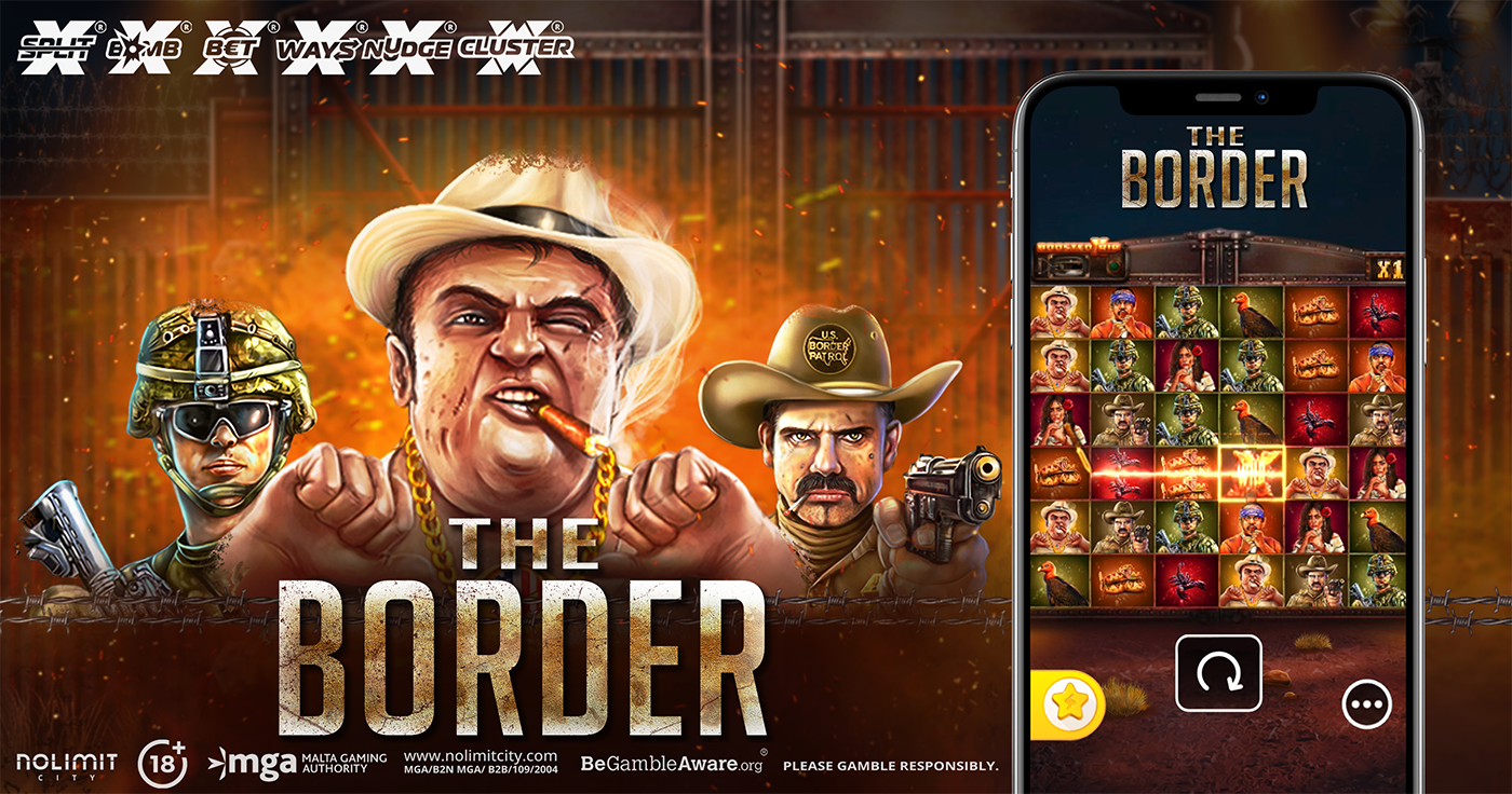 nolimit-city-releases-their-very-first-cluster-game,-‘the-border’