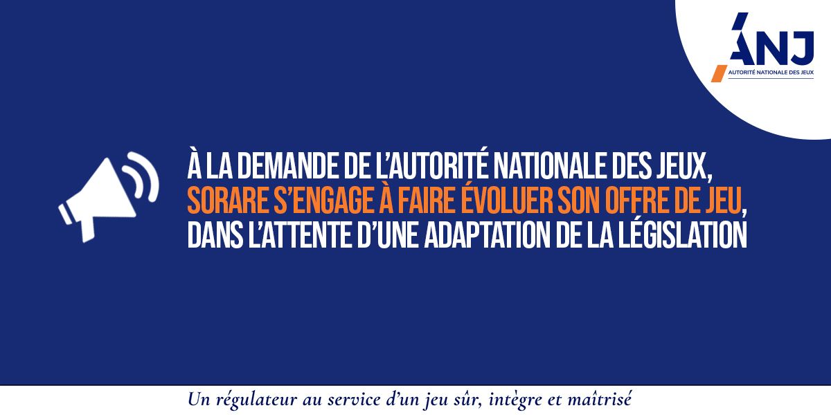 at-the-request-of-the-french-national-gambling-authority-(anj),-sorare-undertakes-to-evolve-its-gaming-offer,-pending-adaptation-of-the-legislation