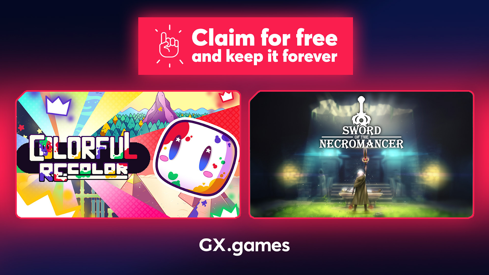 claim-and-keep-colorful-recolor-and-sword-of-the-necromancer-forever-in-gx.games-monthly-drop-for-march
