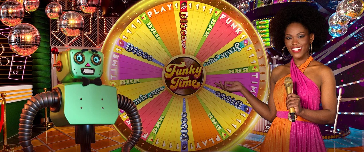 evolution-launches-funky-time,-a-disco-themed-live-game-show-and-its-biggest-new-development-since-crazy-time