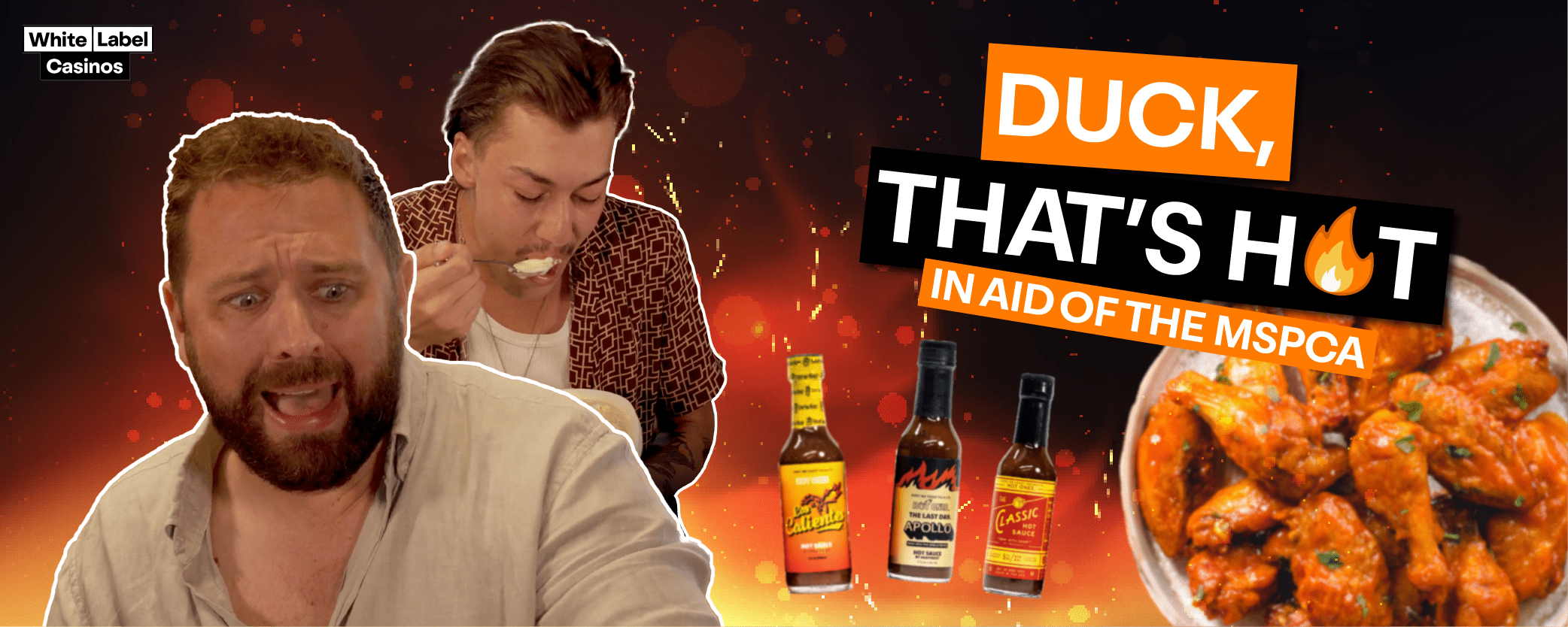white-label-casinos-takes-on-the-viral-hot-sauce-challenge-to-raise-awareness-for-mspca