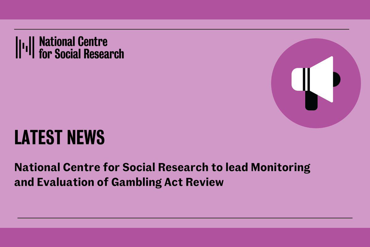 national-centre-for-social-research-to-lead-monitoring-and-evaluation-of-gambling-act-review