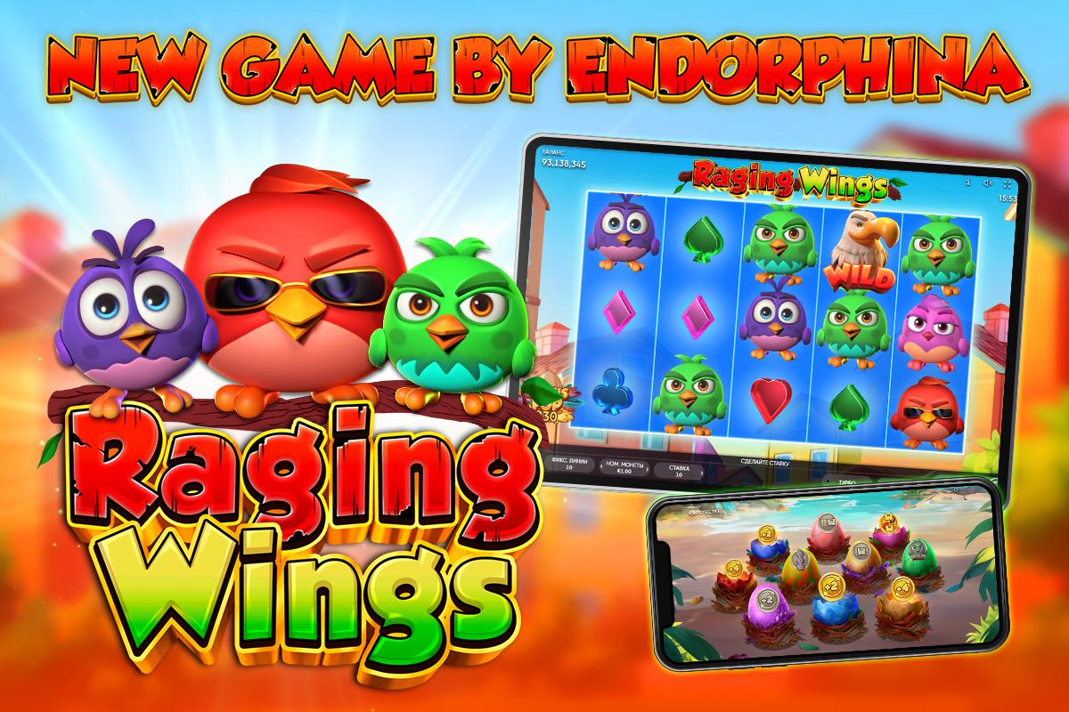 raging-wings:-endorphina-expands-its-portfolio-with-a-new-slot-release