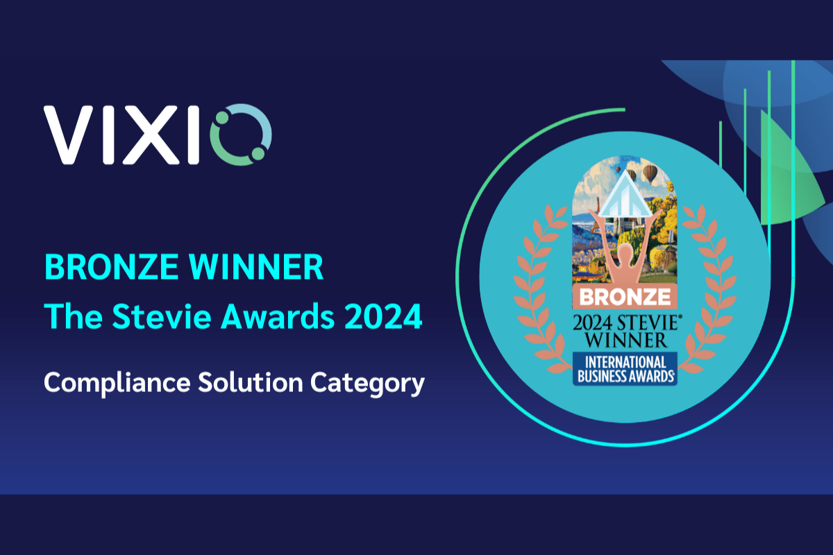 vixio-wins-compliance-solution-stevie-award-in-2024-international-business-awards