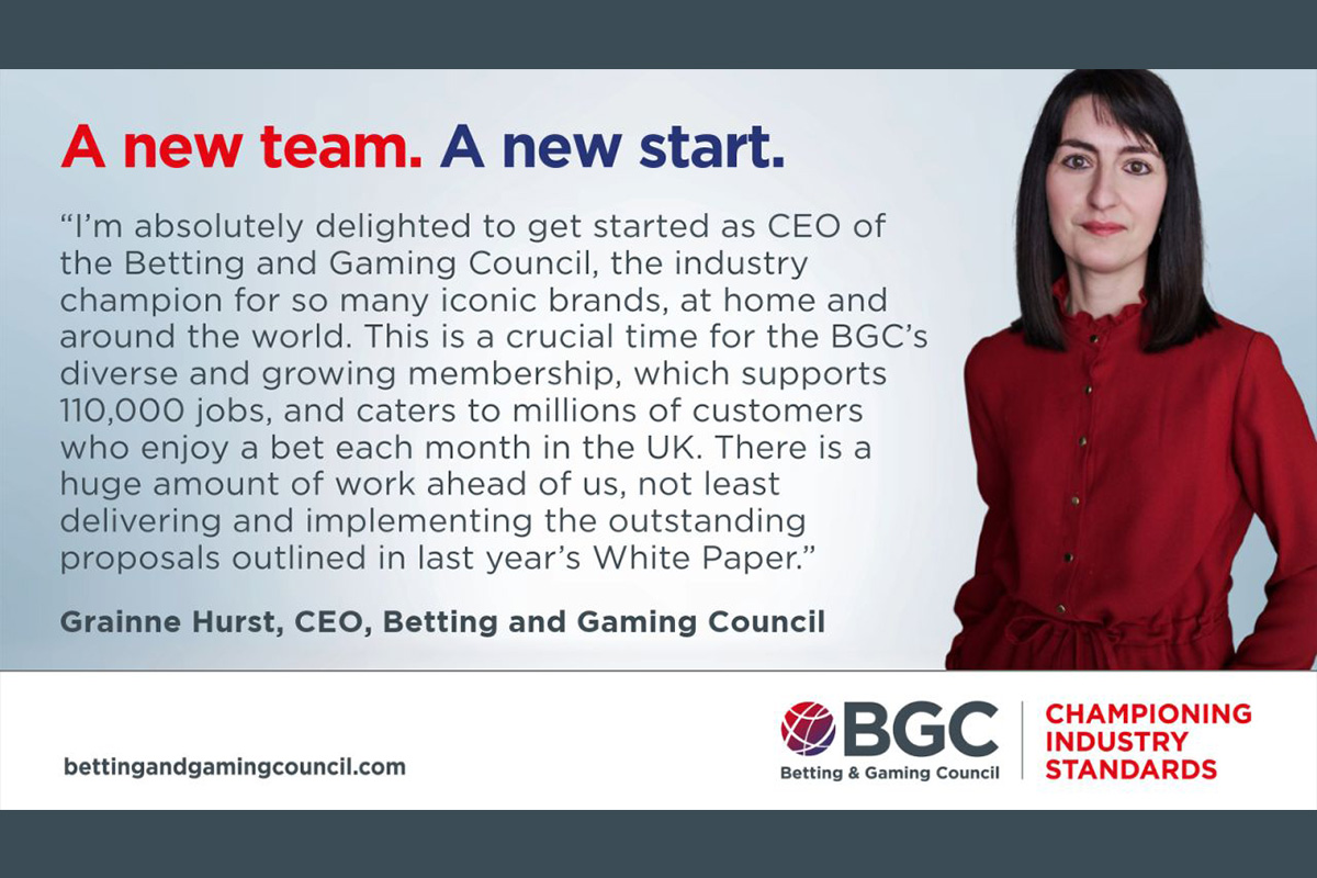 betting-and-gaming-council-appoints-grainne-hurst-as-new-chief-executive-officer