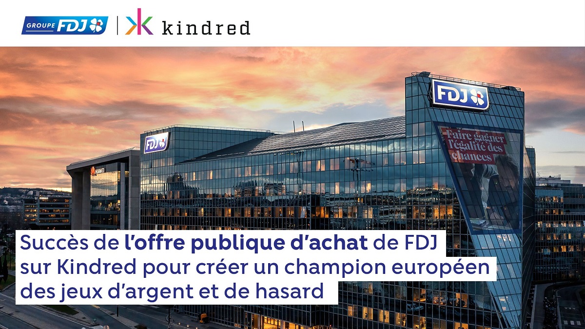 fdj’s-tender-offer-for-kindred-succeeds,-creating-a-european-gaming-champion