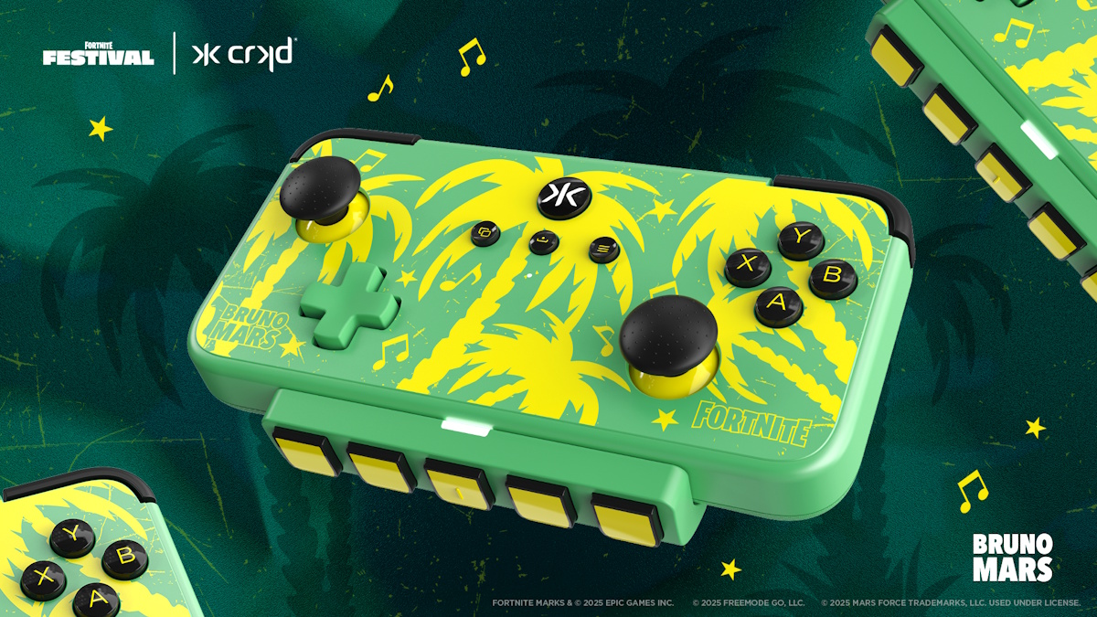 crkd-debuts-the-neo-s-bruno-mars-5-fret-edition,-compatible-with-fortnite-festival!