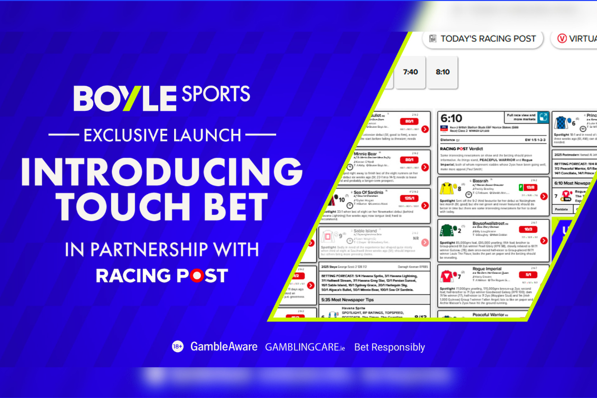 The Racing Post Shop BOYLE Sports launches Touch Bet in Digital Racing Post shops
